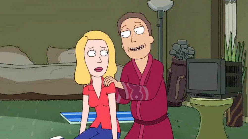 Beth and Jerry reunited on Rick and Morty