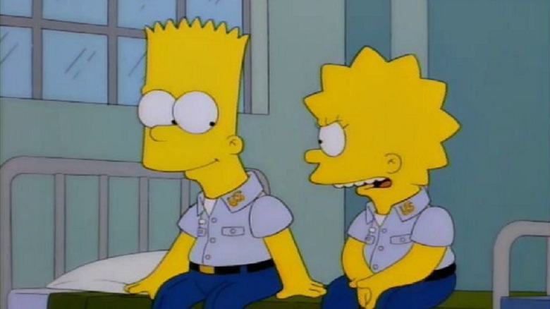 Cadets Bart and Lisa