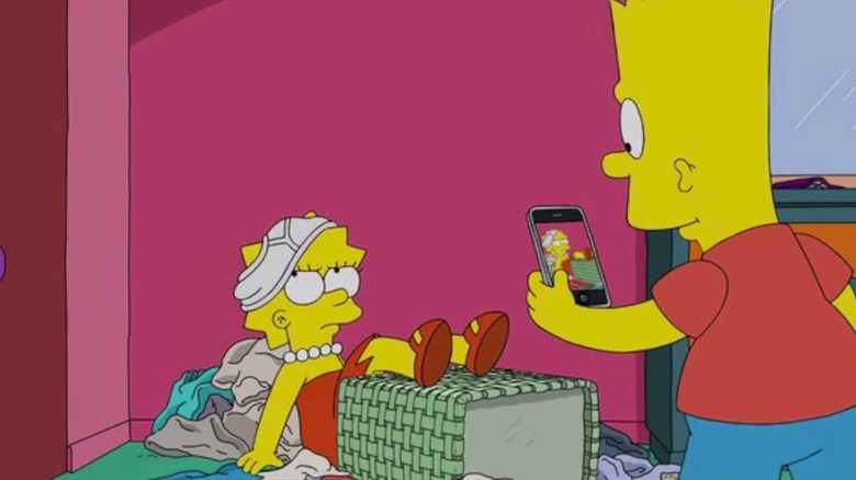 Bart cyberbullies Lisa