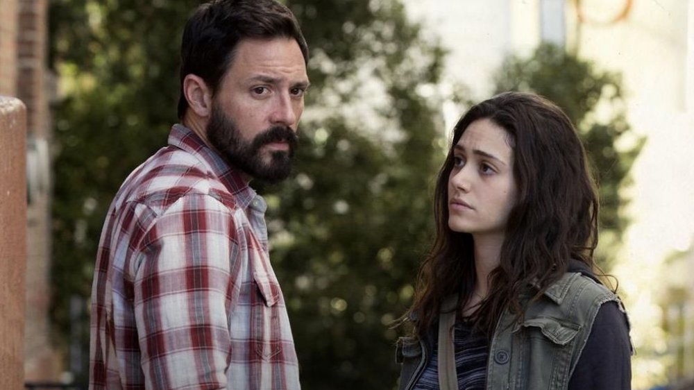 Steve Kazee and Emmy Rossum on Shameless