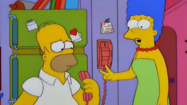 Homer Marge telephone