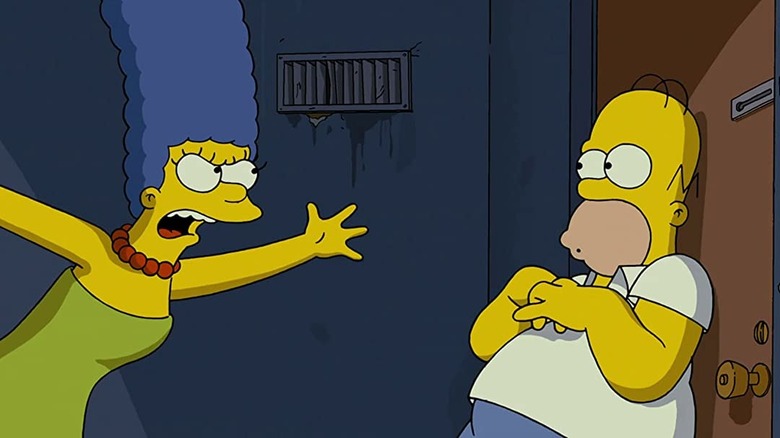 Marge finally mad at Homer