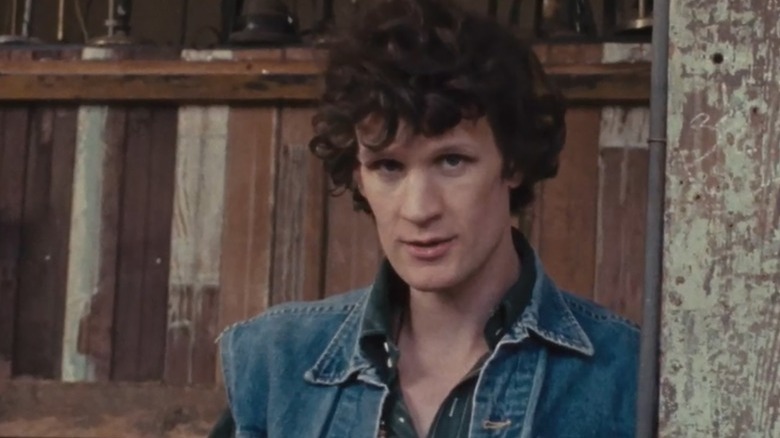 Matt Smith in denim jacket 