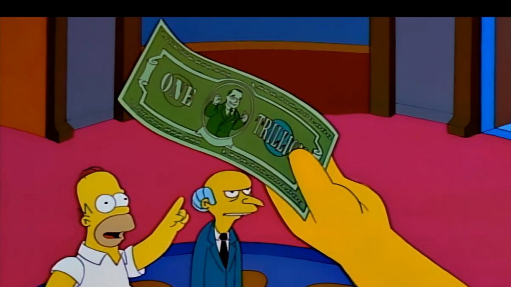 One Trillion Dollar Bill - The Simpsons