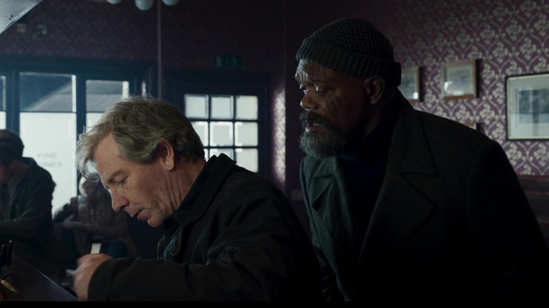 Talos and Nick Fury in tavern