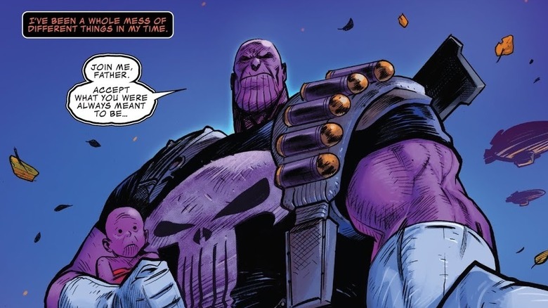 Thanos as the Punisher