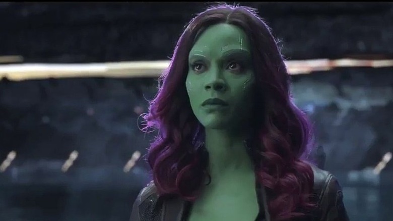 Gamora looking resolute