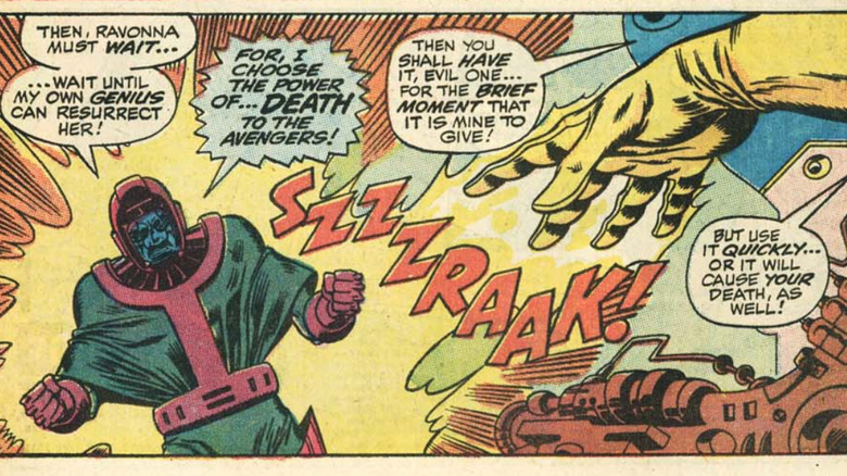 Kang chooses the power of death