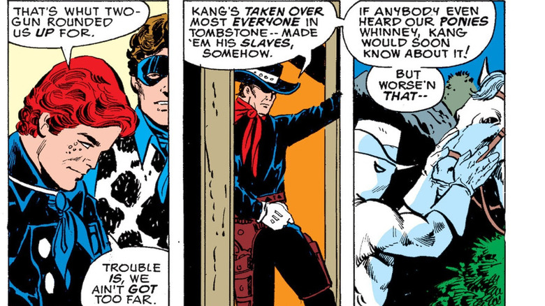 Old West heroes discuss Kang