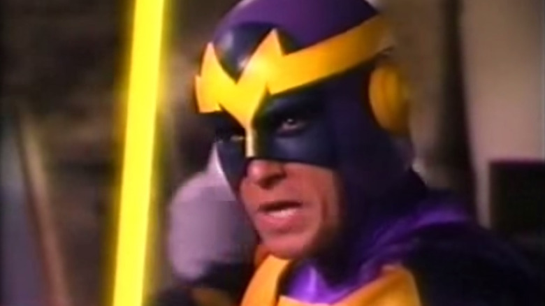 Bibleman holds his laser sword