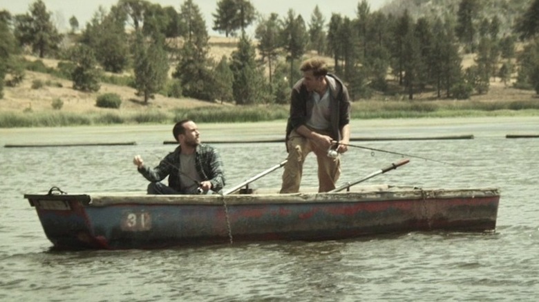 Justin and Aaron Smith fishing