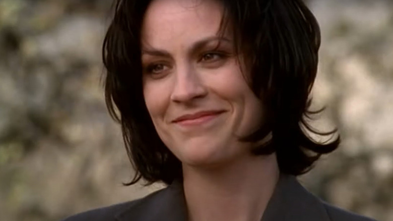 Monica Reyes looks happy