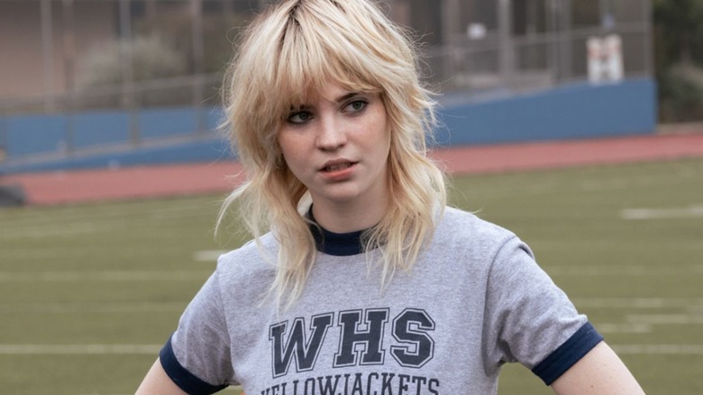 Teen Natalie on soccer field Yellowjackets