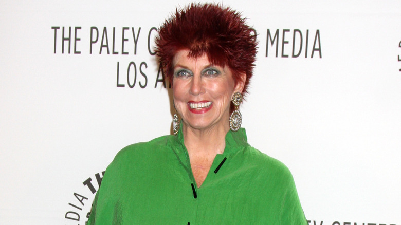 Marcia Wallace in green shirt