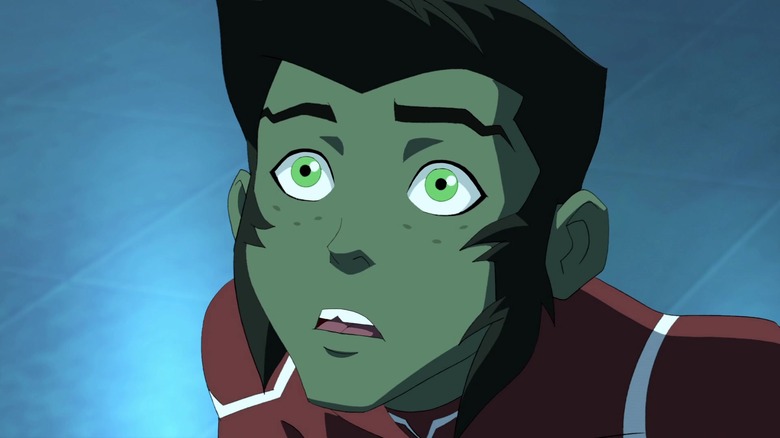 Beast Boy looking shocked