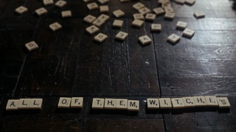 Rosemary's Baby scrabble witches