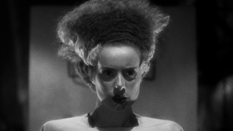 The Bride of Frankenstein awakens