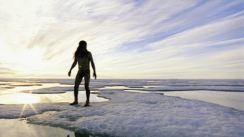 Atanarjuat stands in snow