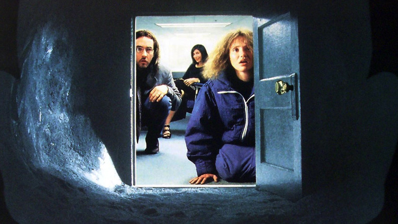 BJM main cast looking down the portal