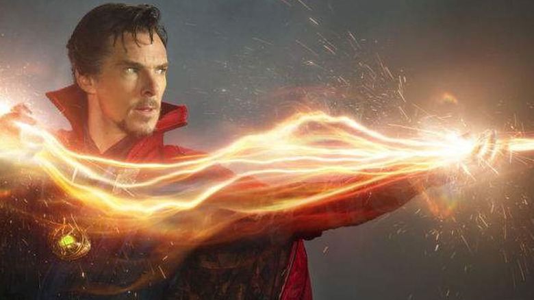 Doctor Strange with magic bolt