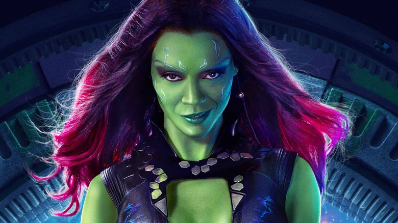 Gamora looking suave