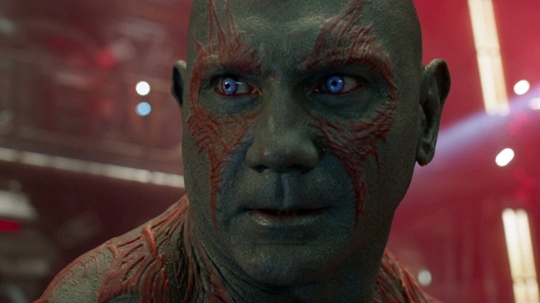 Drax the Destroyer glares