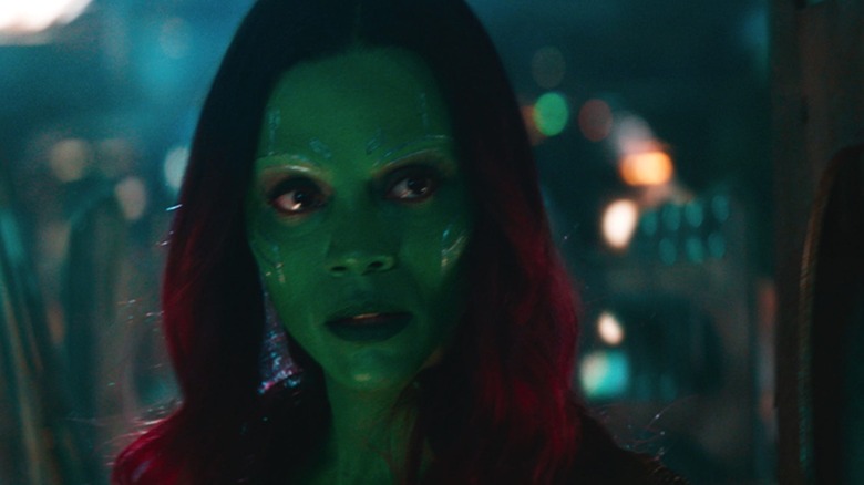 Gamora looks surprised