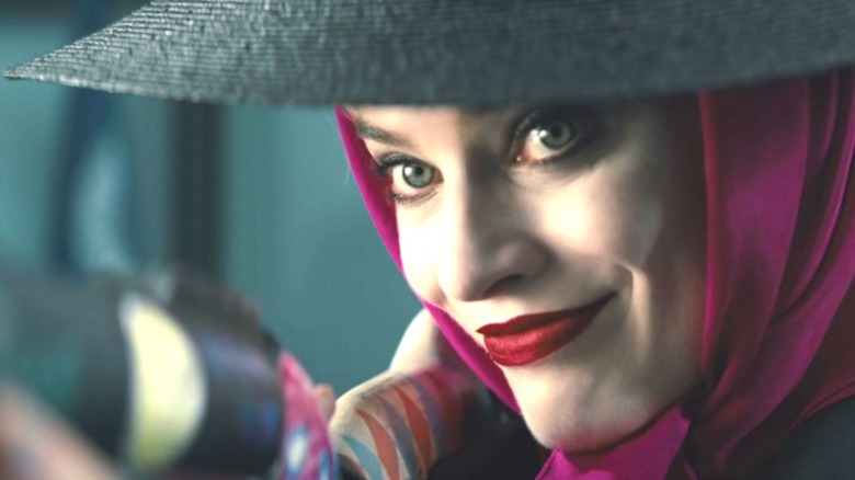 Harley Quinn wearing hat