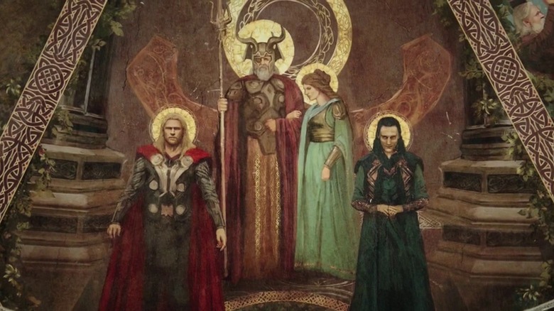 Thor Loki Family mural