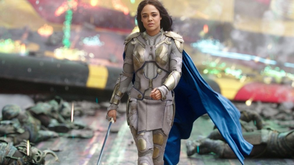 Tessa Thompson as Valkyrie in Thor: Ragnarok