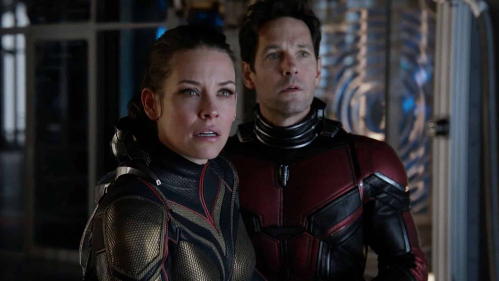 Paul Rudd and Evangeline Lilly in Ant Man and the Wasp