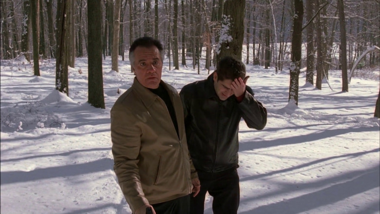 Tony Sirico and Michael Imperioli on The Sopranos