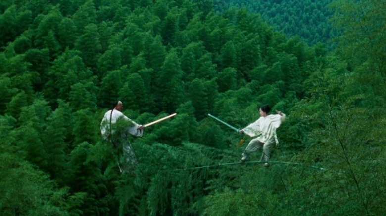 Swordfight on treetops