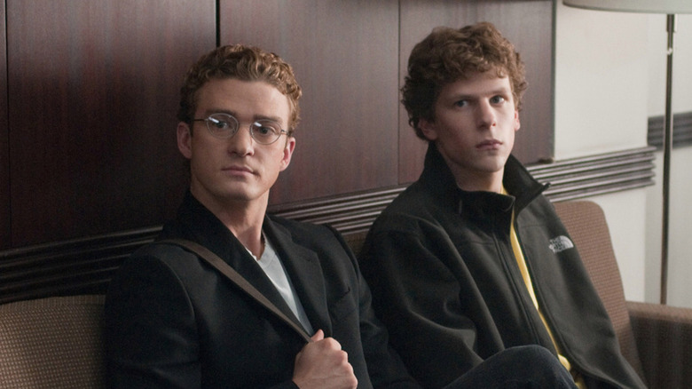 Zuckerberg and Parker The Social Network