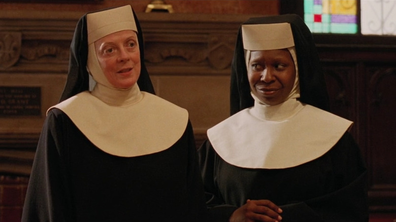 Maggie Smith and Whoopi Goldberg in Sister Act