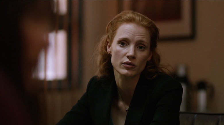 Jessica Chastain on the case