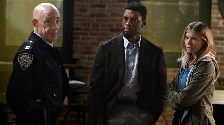 Chadwick Boseman as Andre Davis in 21 Bridges