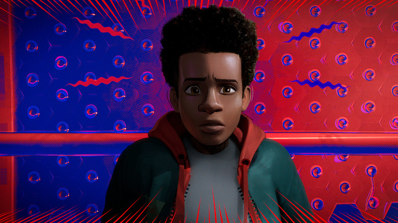 miles morales lines coming from head