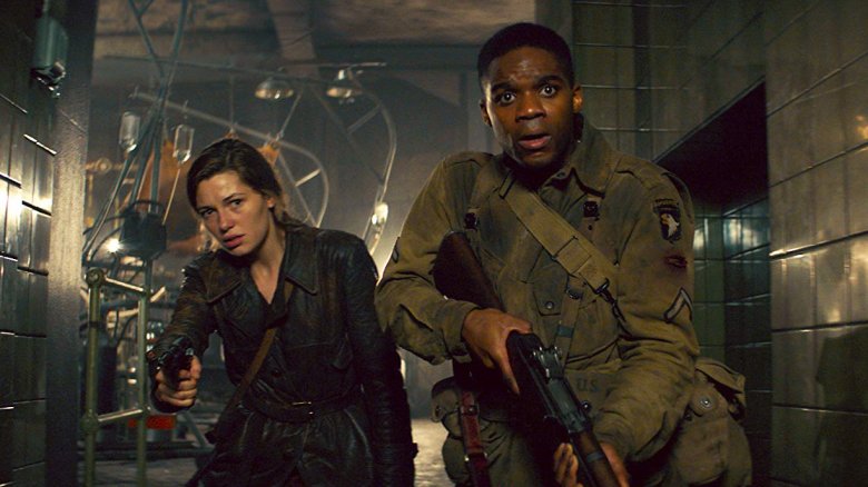 Mathilde Ollivier and Jovan Adepo in Overlord