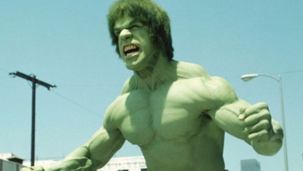 Lou Ferrigno as The Hulk on The Incredible Hulk