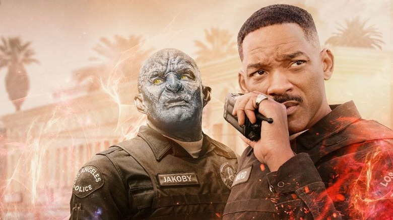 (from left to right) Joel Edgerton and Will Smith in Bright