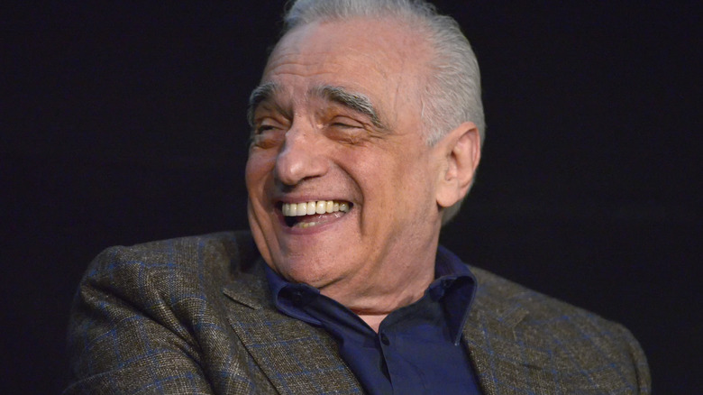 Martin Scorsese laughing