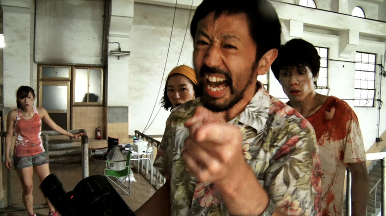 Takayuki Hamatsu pointing