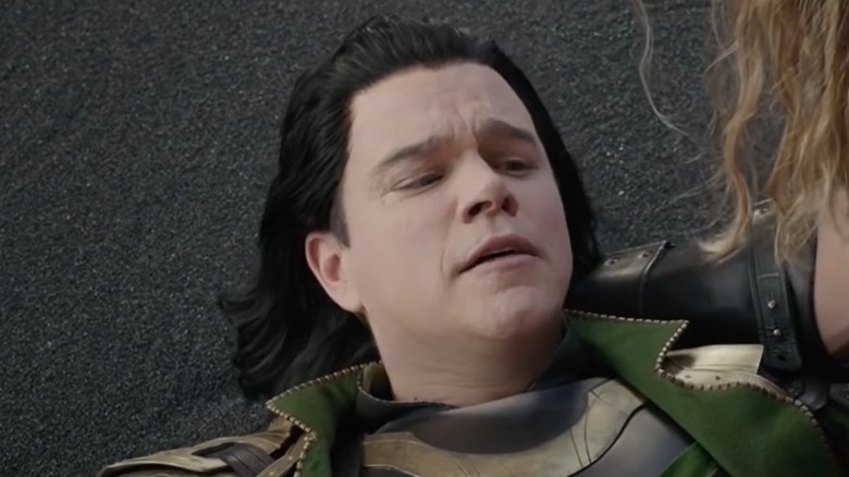 Matt Damon portraying Loki