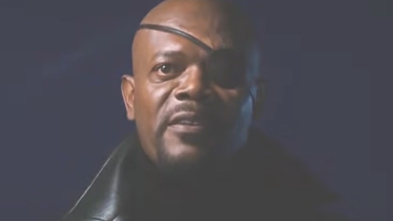 Nick Fury introduces himself