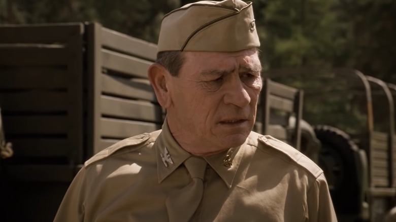 Tommy Lee Jones giving orders