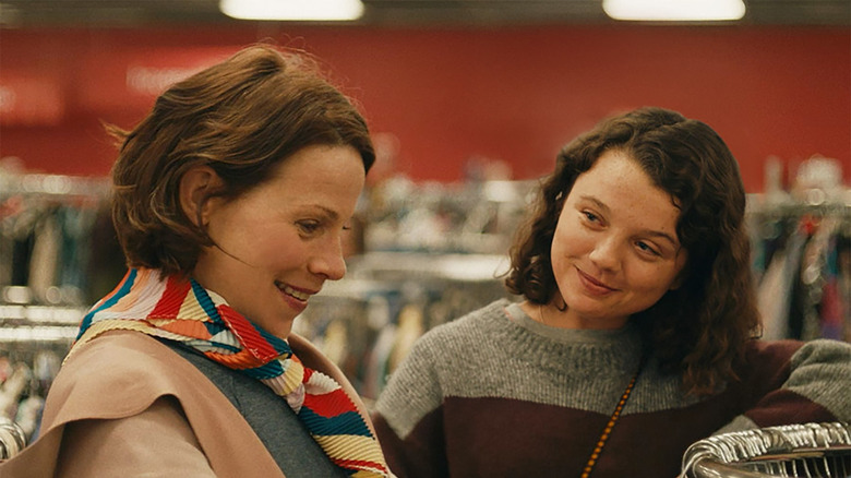 Lili Taylor and Stefania Owen shopping