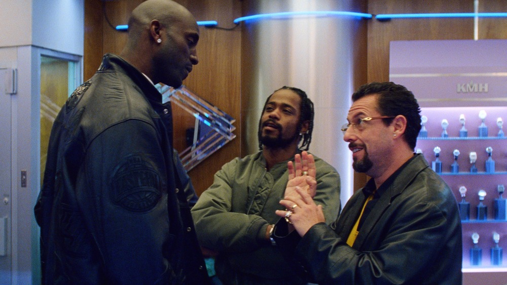 Sandler talking to Kevin Garnett