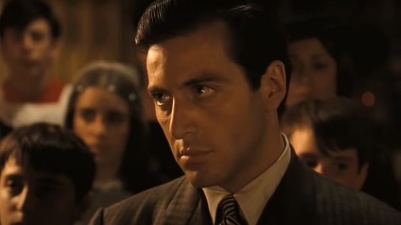 Michael Corleone dark suit