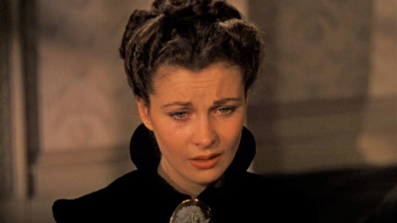 Scarlett O'Hara crying